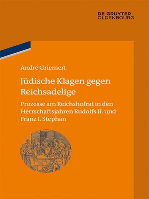 cover image of Jüdische Klagen gegen Reichsadelige